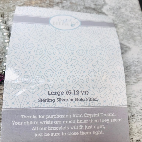 Children’s Swarovski Pearl SS Cross Bracelet - Picture 7 of 8